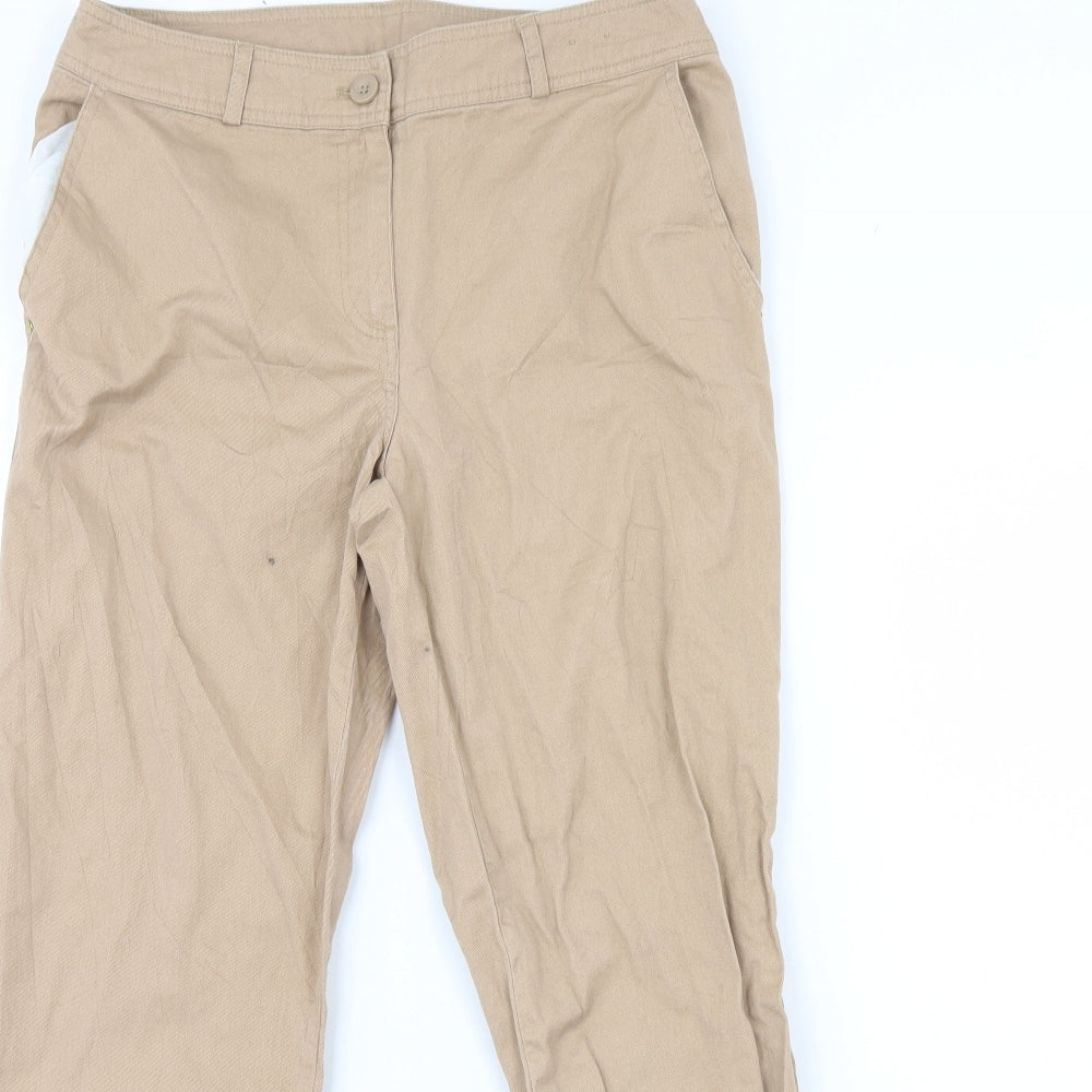 Preworn Womens Brown   Trousers  Size 10 L30 in