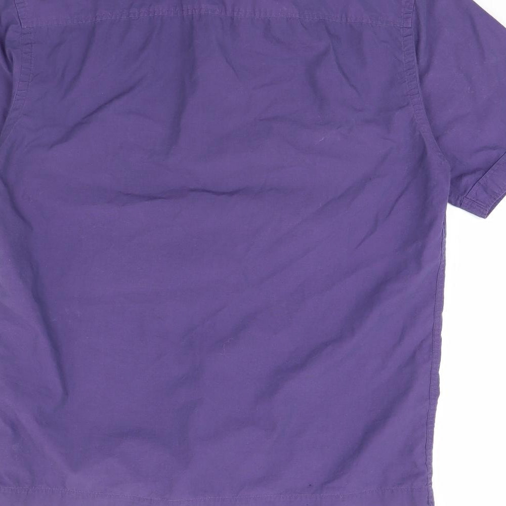 NEXT Mens Purple    Dress Shirt Size M