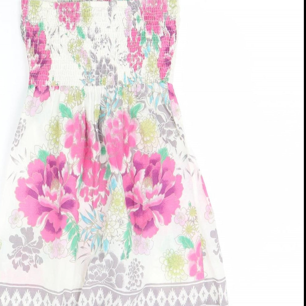Accesorize Womens Ivory Floral  Mini  Size S
