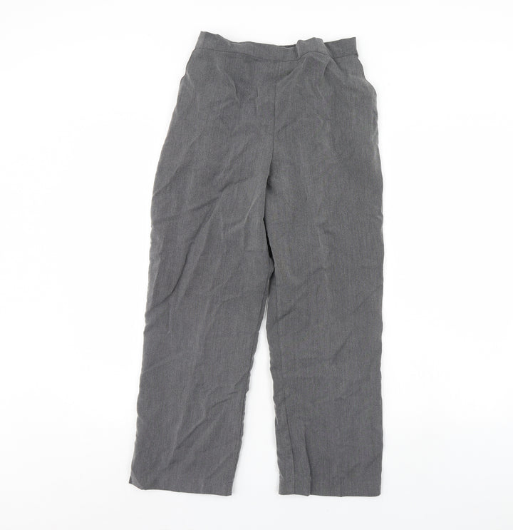 BASSINI Boys Grey Dress Pants Trousers Size 14 Years