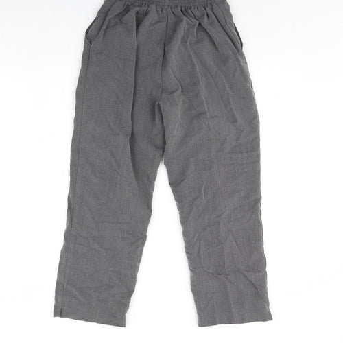 BASSINI Boys Grey   Dress Pants Trousers Size 14 Years