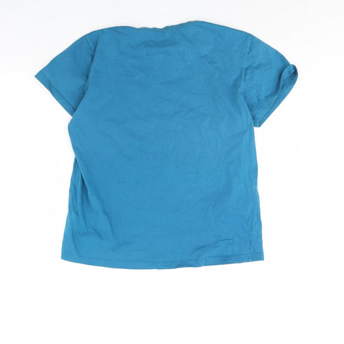 Primark Mens Blue    T-Shirt Size L  - California