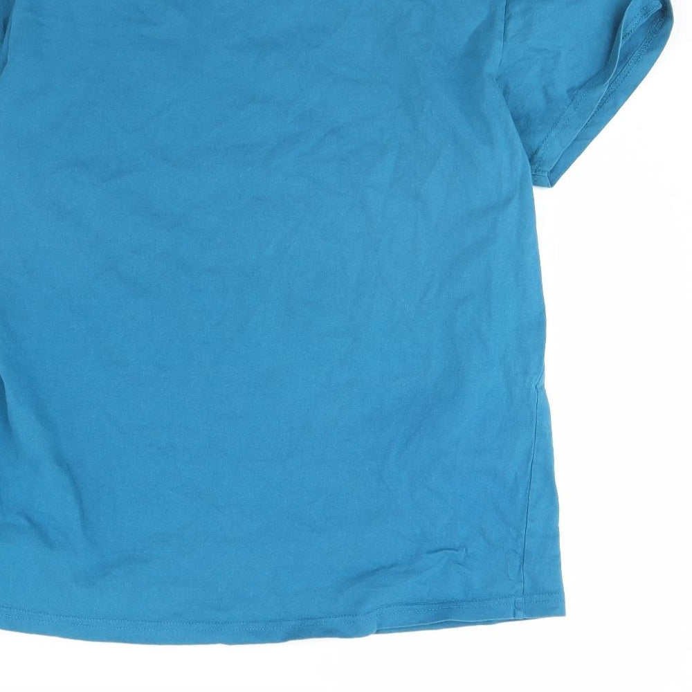 Primark Mens Blue    T-Shirt Size L  - California