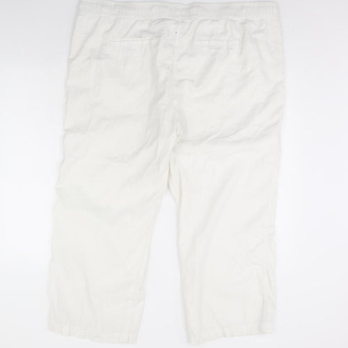 George Womens White   Trousers  Size 24 L31 in