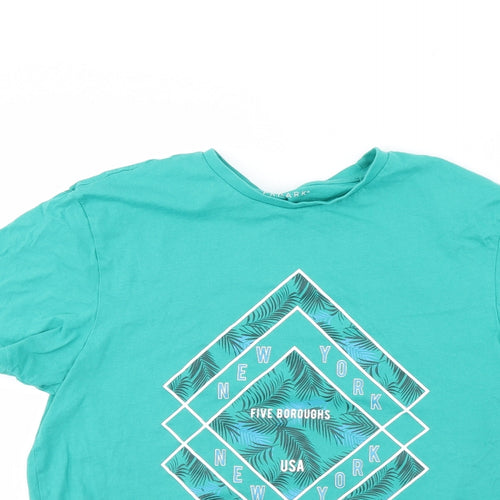 Primark Mens Green    T-Shirt Size L