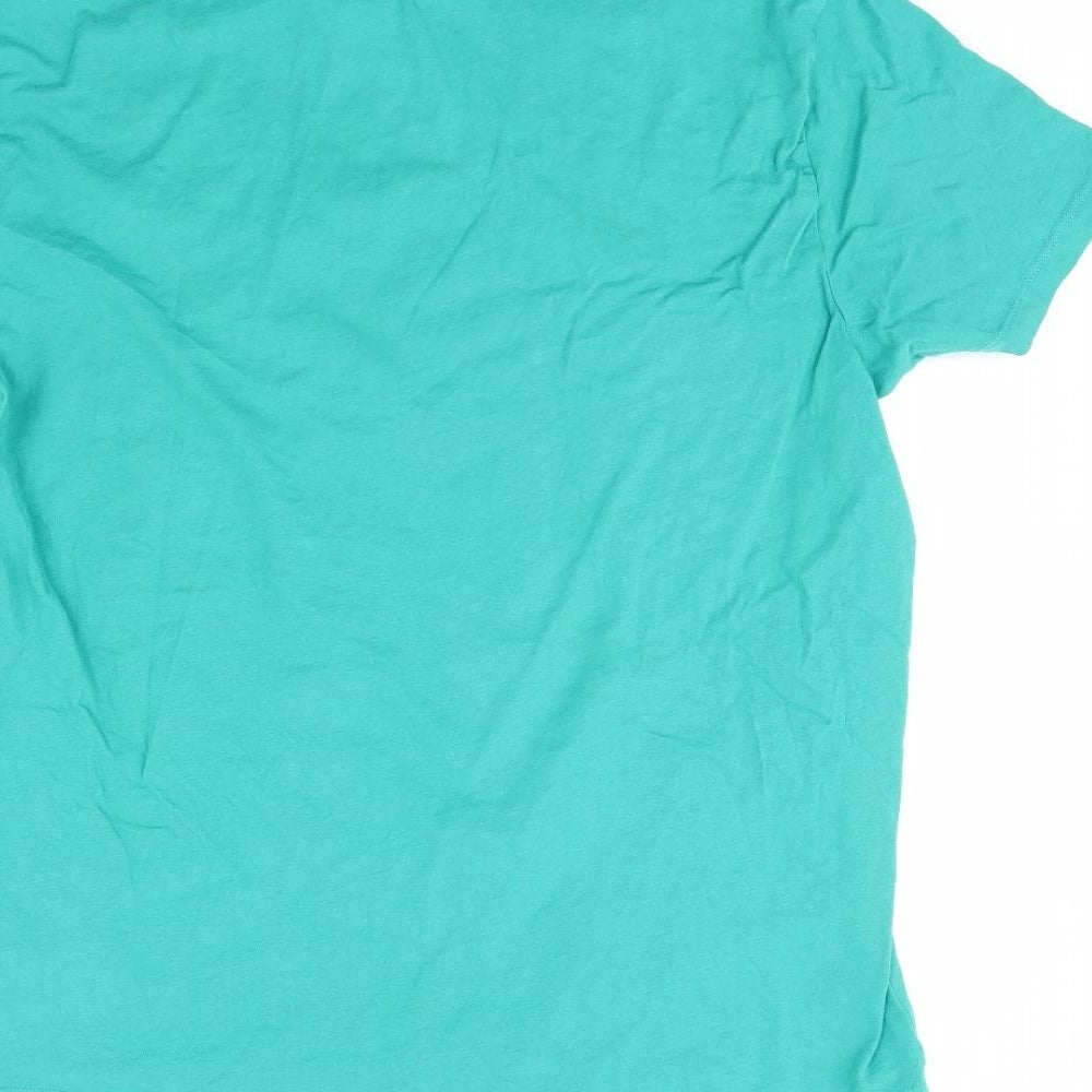 Primark Mens Green    T-Shirt Size L