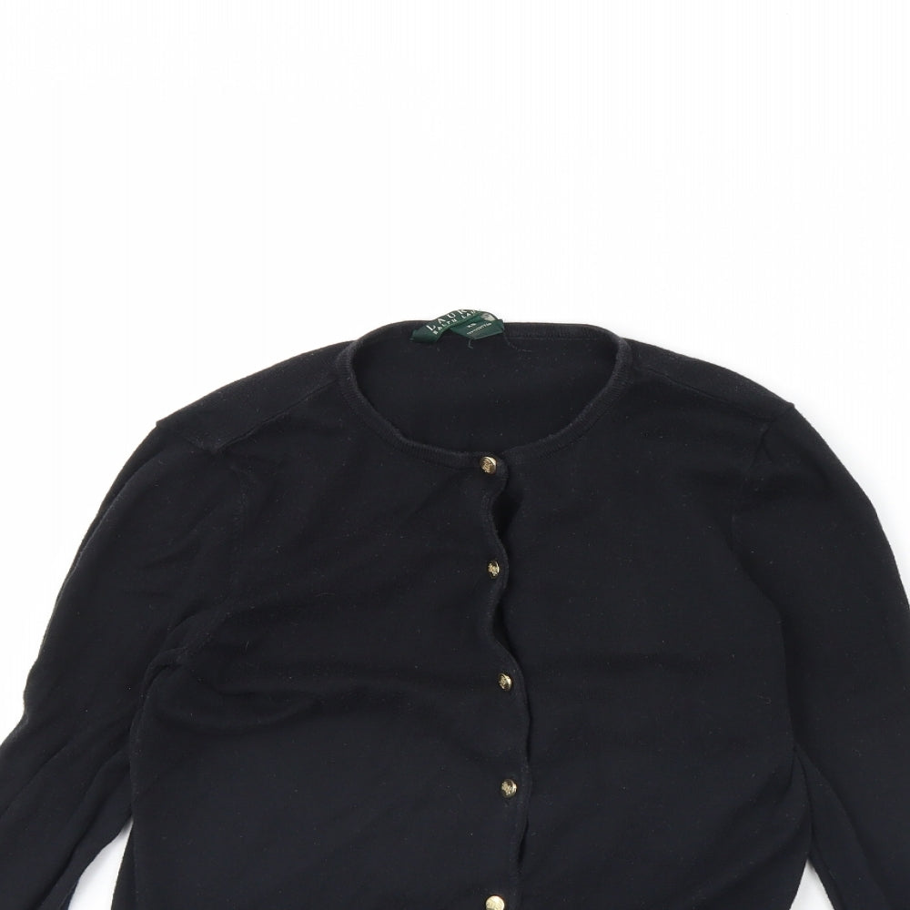 Ralph Lauren Womens Black   Cardigan Jumper Size XS