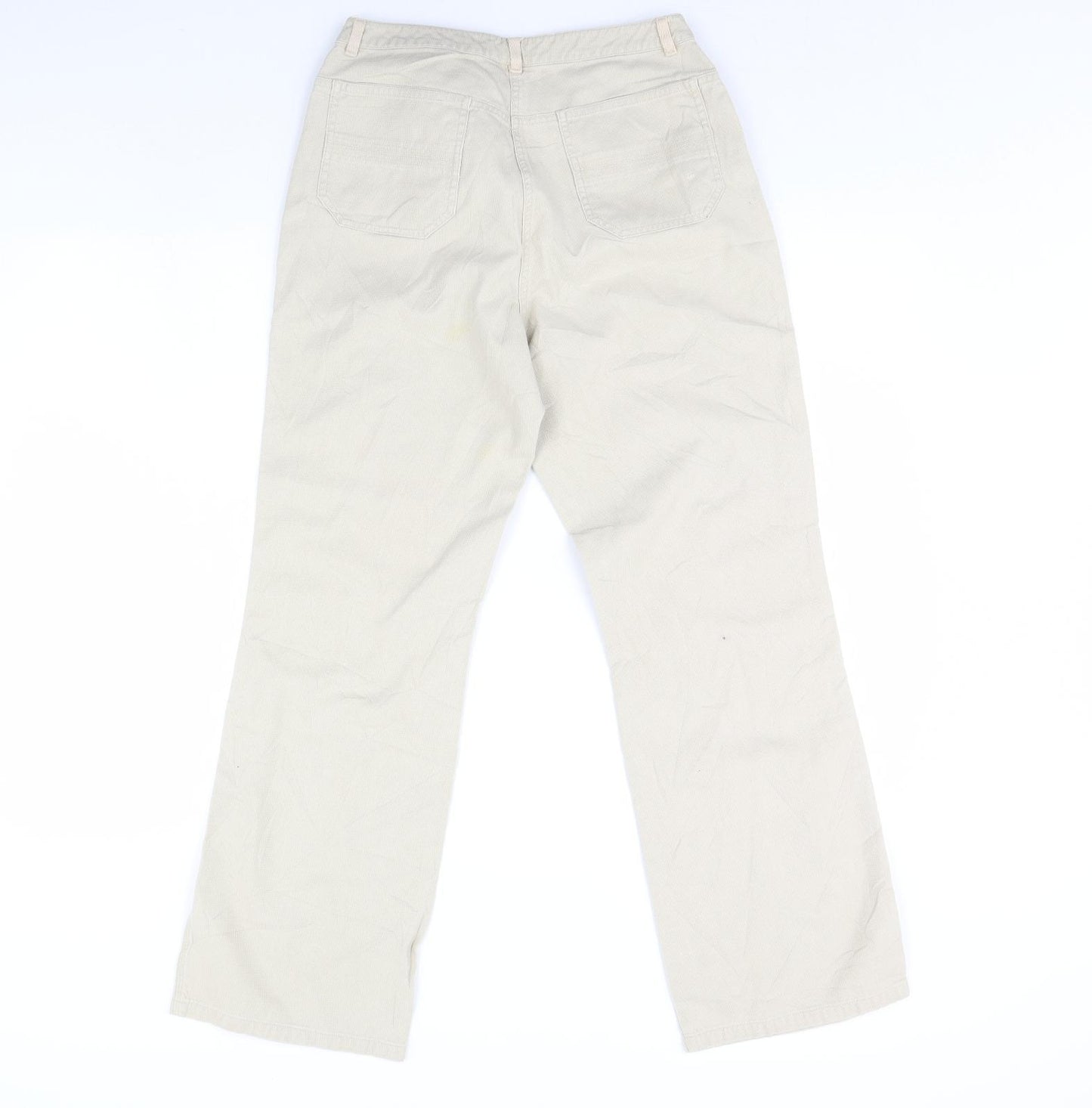 NEXT Womens Beige   Trousers  Size 10 L28 in