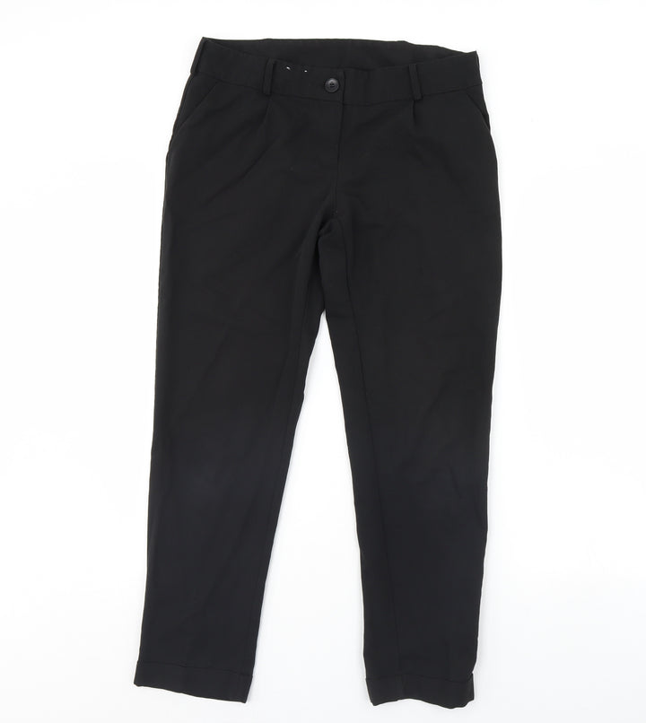 New Look Womens Black Dress Pants Trousers Size 12 L30 in