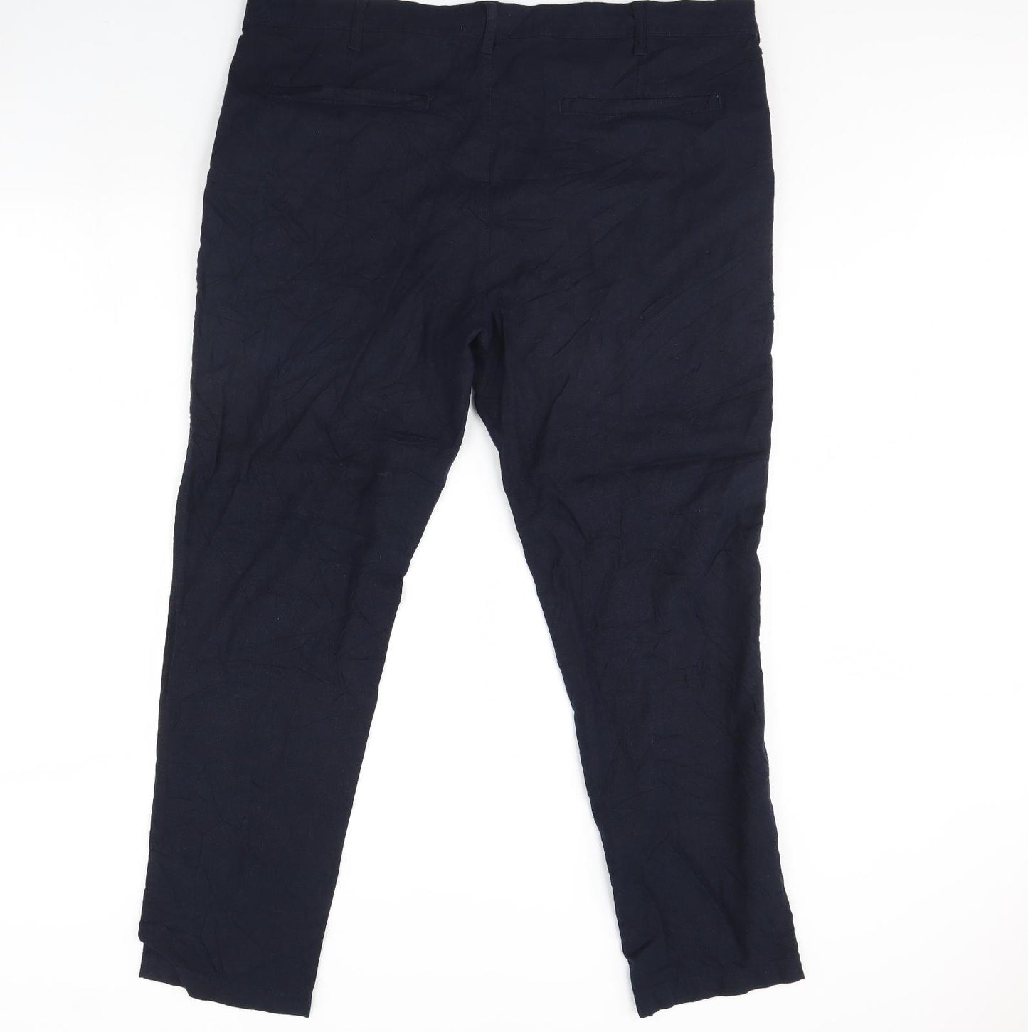M&S Womens Blue   Trousers  Size 42 in L33 in