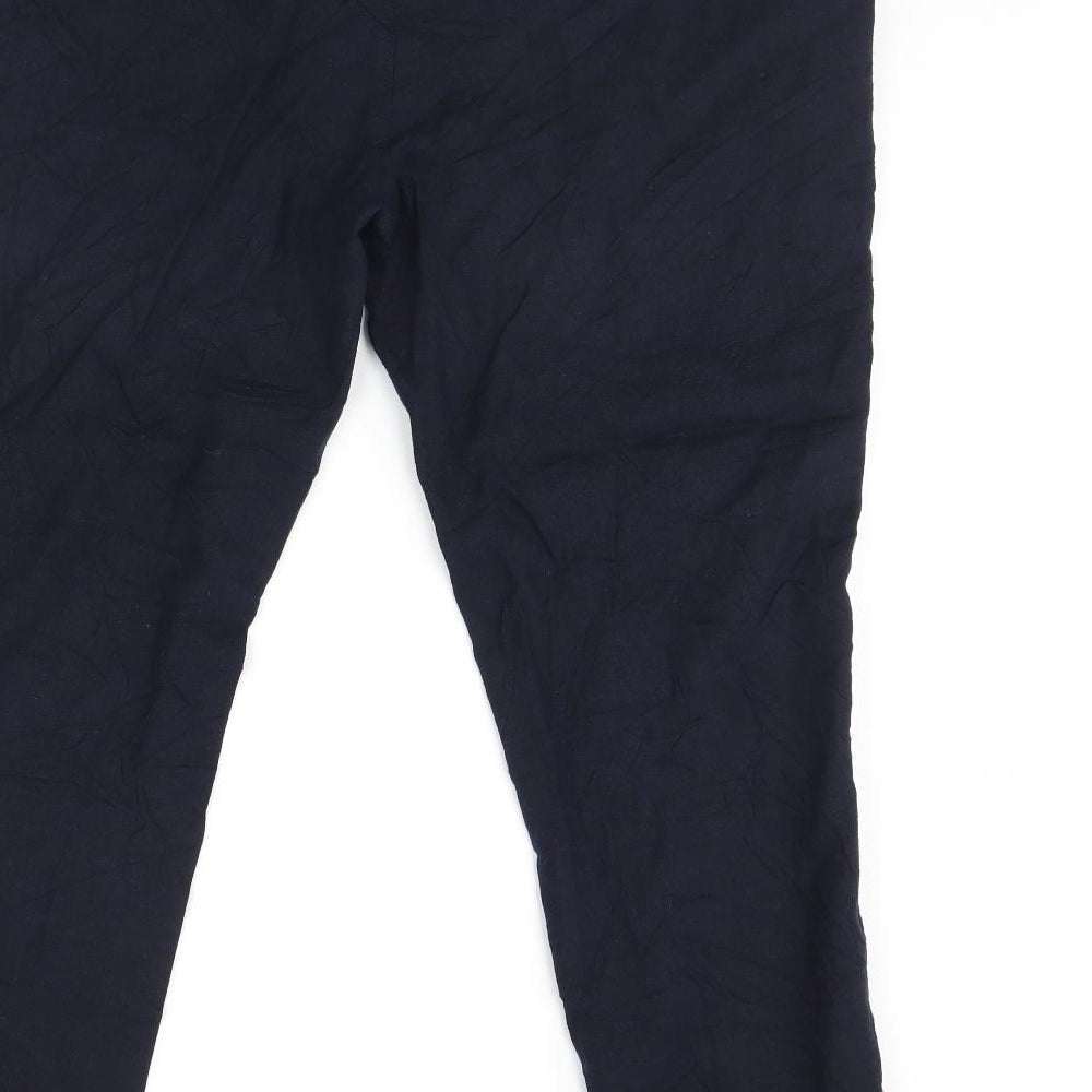 M&S Womens Blue   Trousers  Size 42 in L33 in