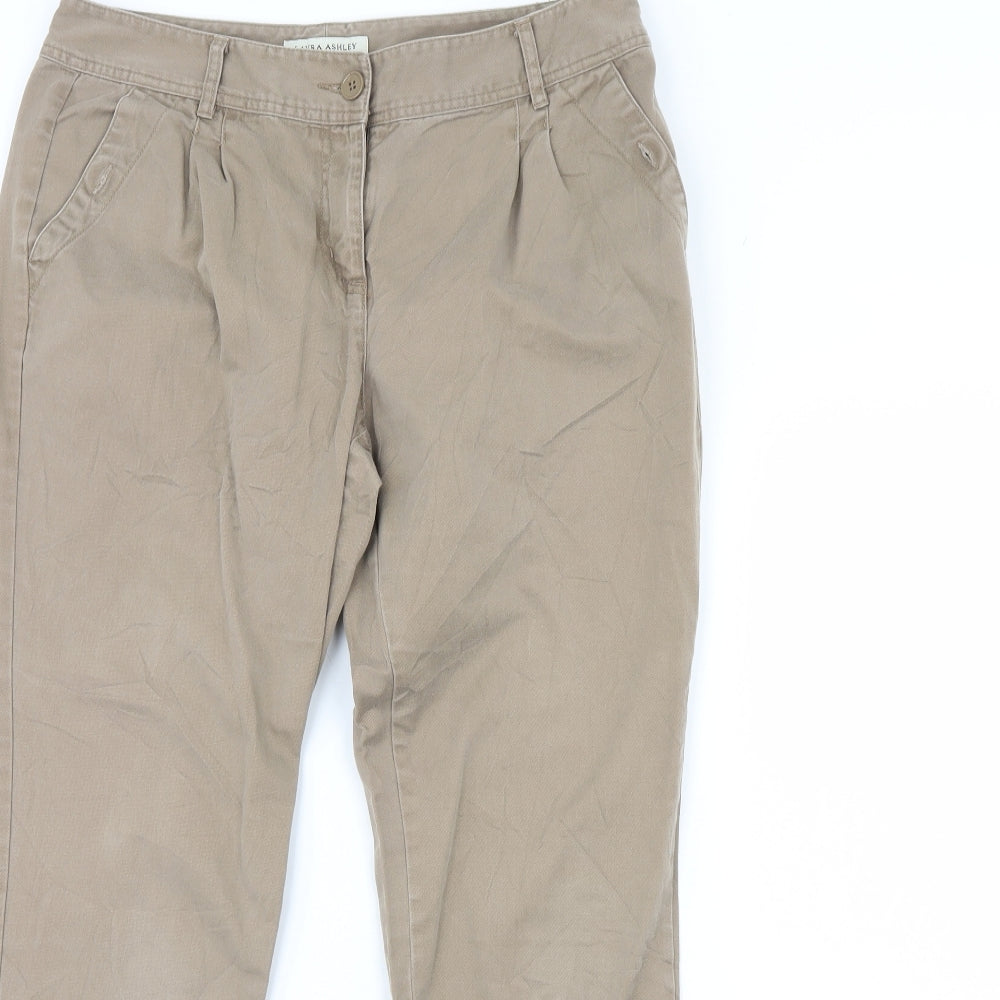 Laura Ashley Womens Brown   Trousers  Size 12 L30 in