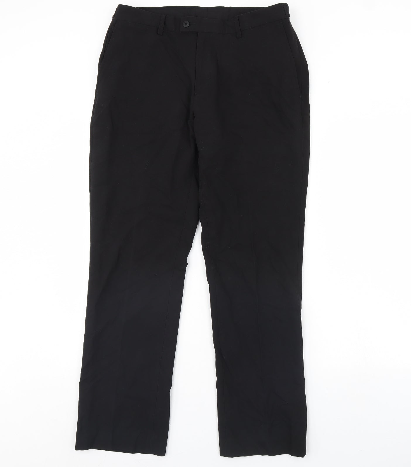 Preworn Womens Black   Trousers  Size 18 L30 in