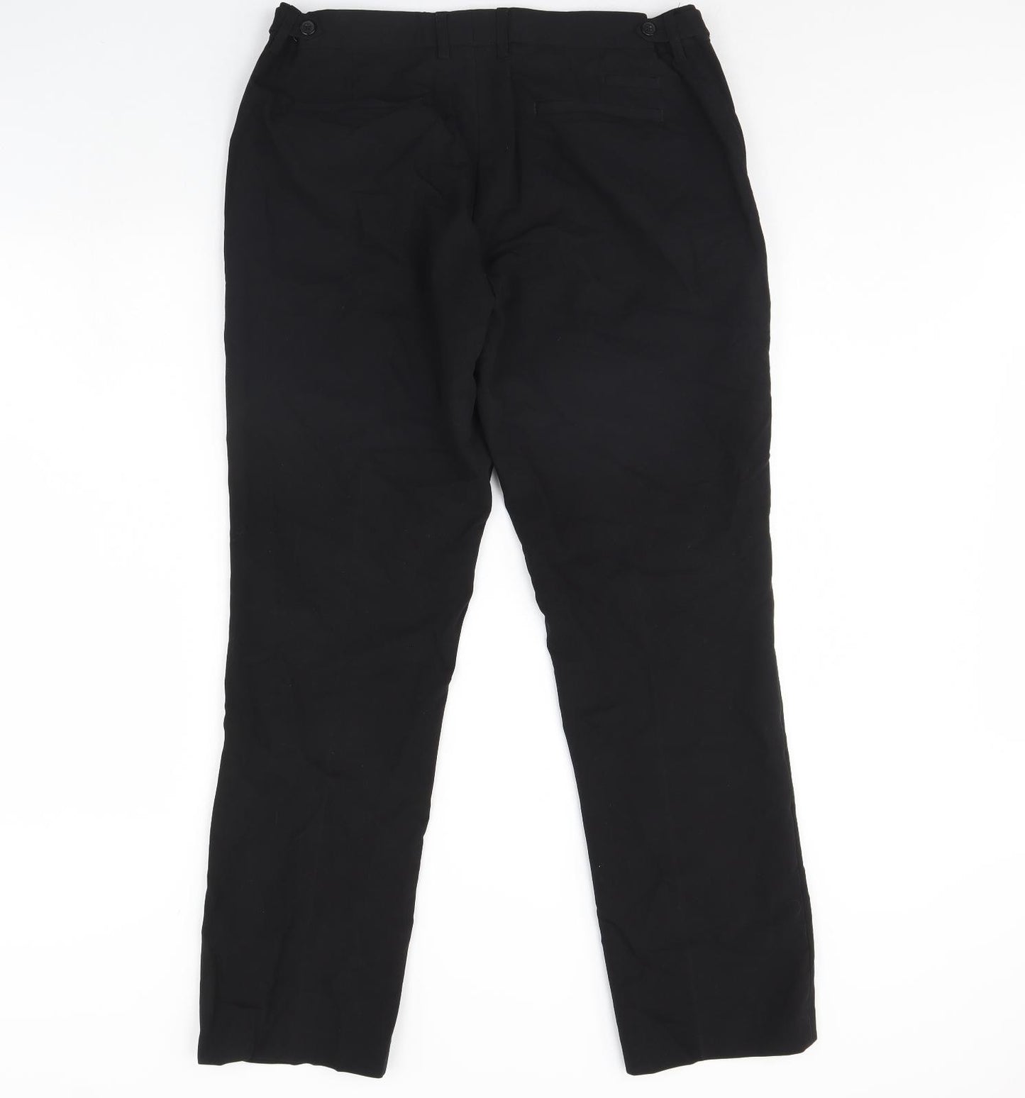 Preworn Womens Black   Trousers  Size 18 L30 in