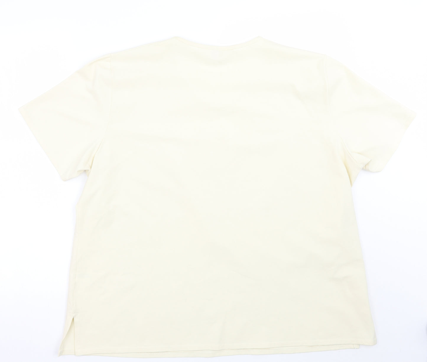 ELVI Womens Beige   Basic T-Shirt Size XL