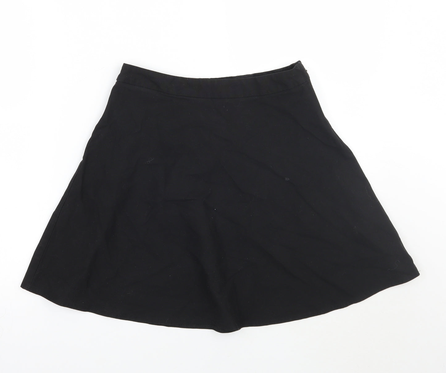 Marks and Spencer Girls Black   A-Line Skirt Size 14 Years