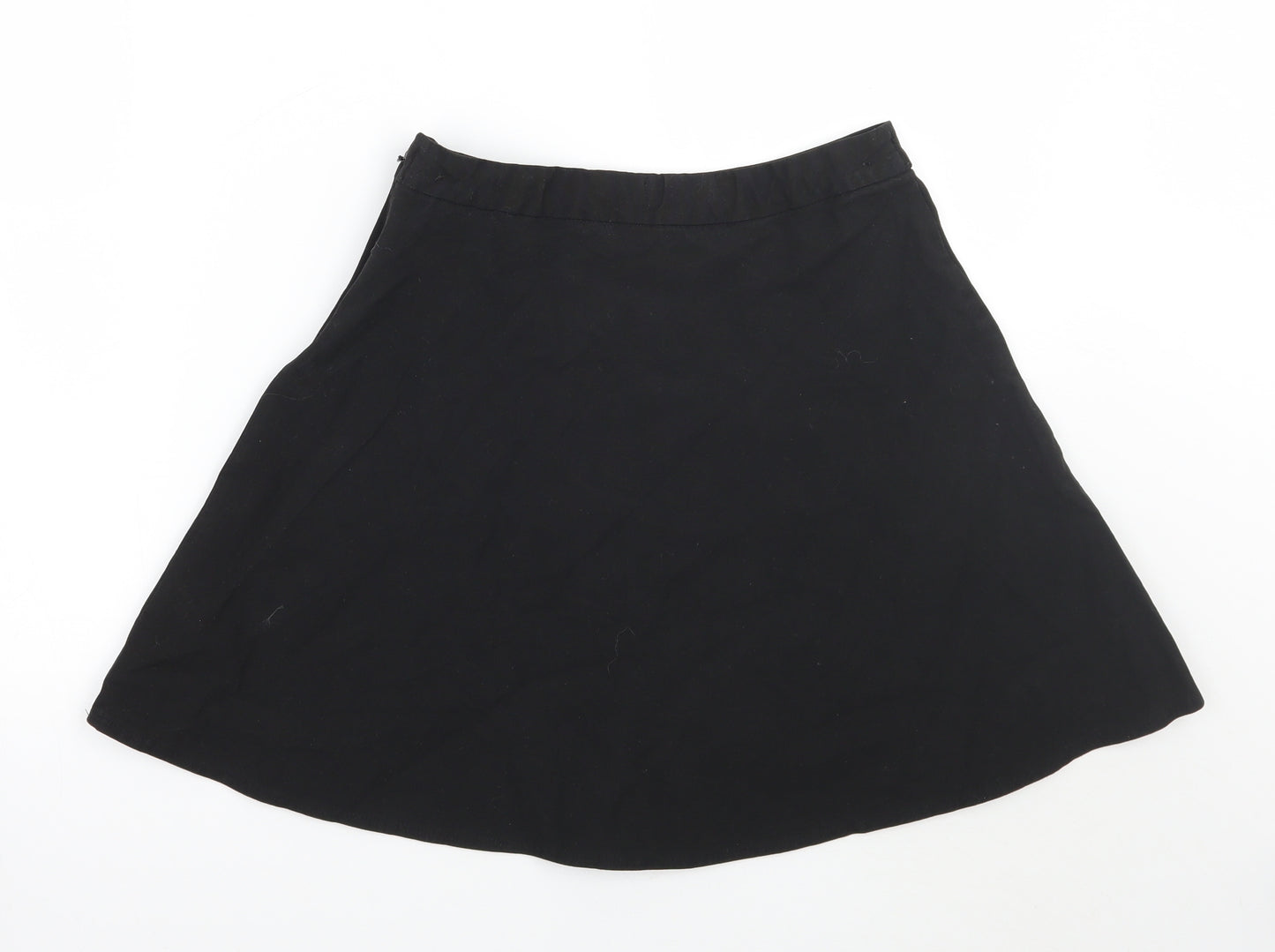 Marks and Spencer Girls Black   A-Line Skirt Size 14 Years
