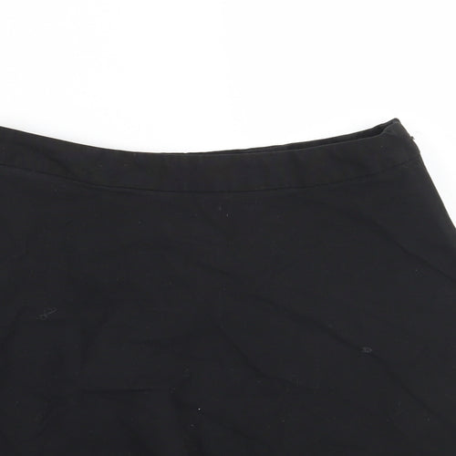 Marks and Spencer Girls Black   A-Line Skirt Size 14 Years