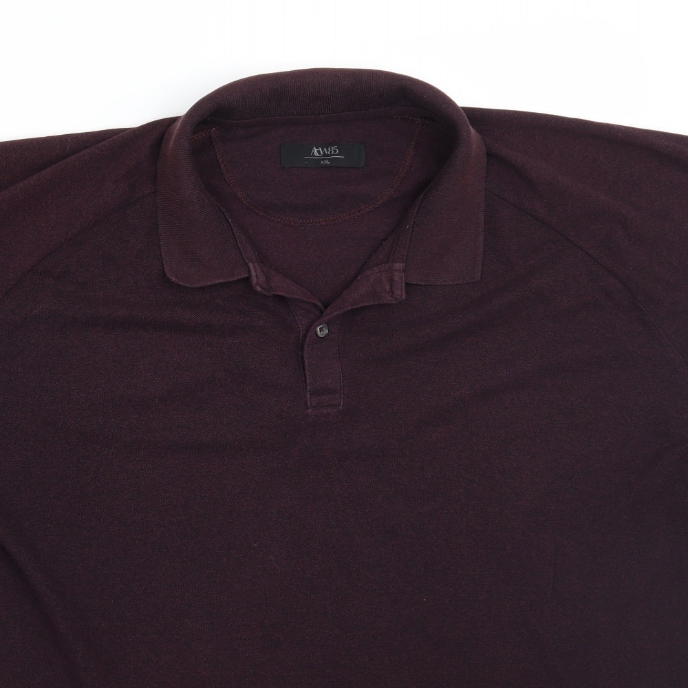 Acw85 Mens Purple    Polo Size 2XL