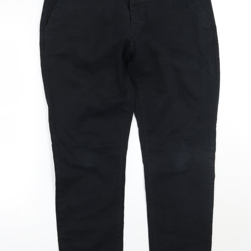 NEXT Mens Black   Chino Trousers Size 36 L31 in