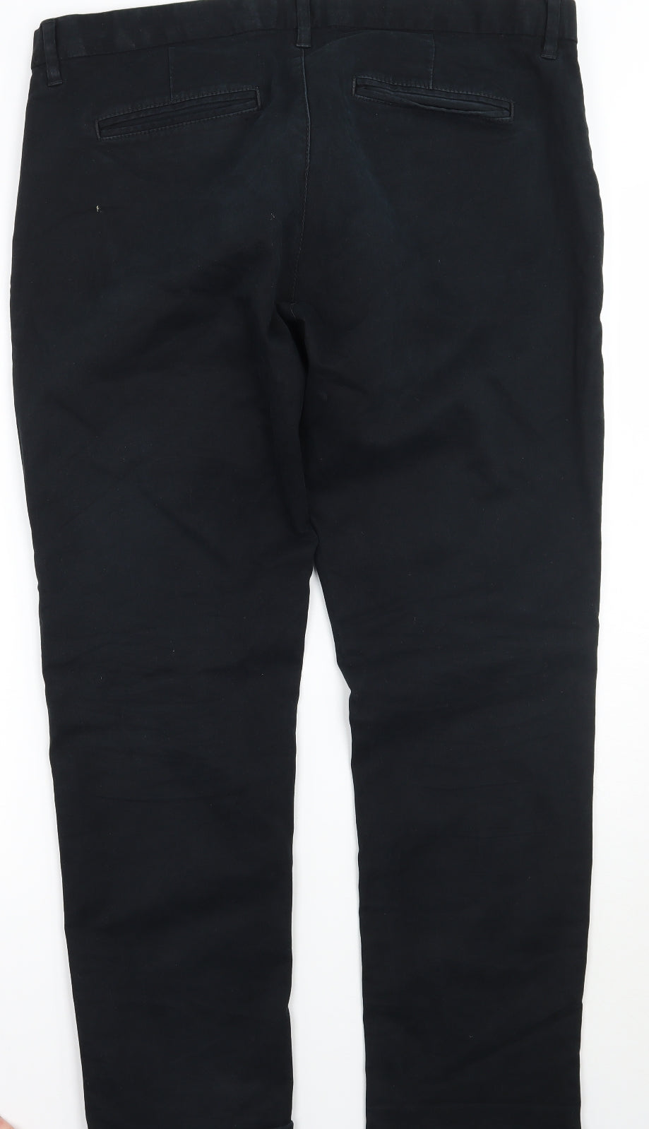 NEXT Mens Black   Chino Trousers Size 36 L31 in