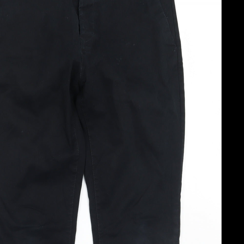 NEXT Mens Black   Chino Trousers Size 36 L31 in