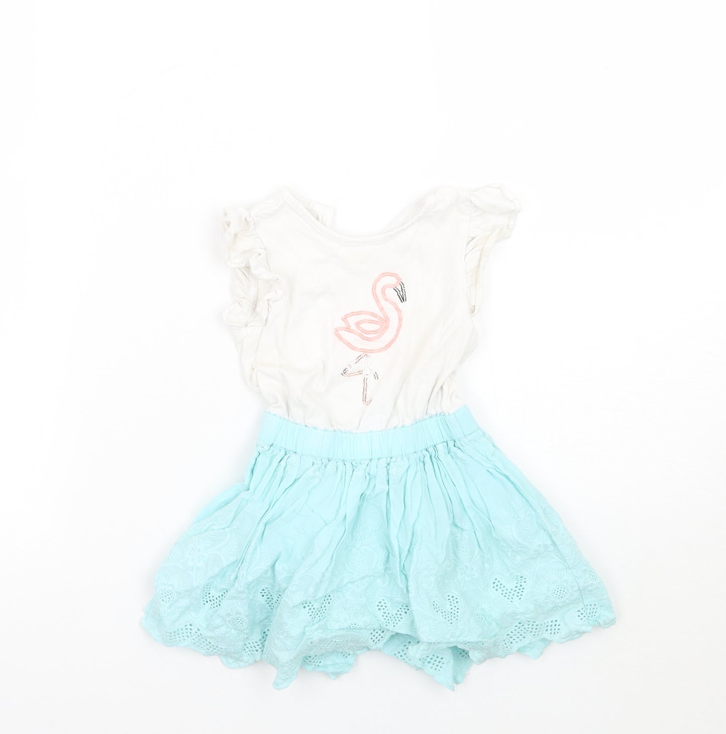 Mothercare Girls Blue   A-Line  Size 6-9 Months
