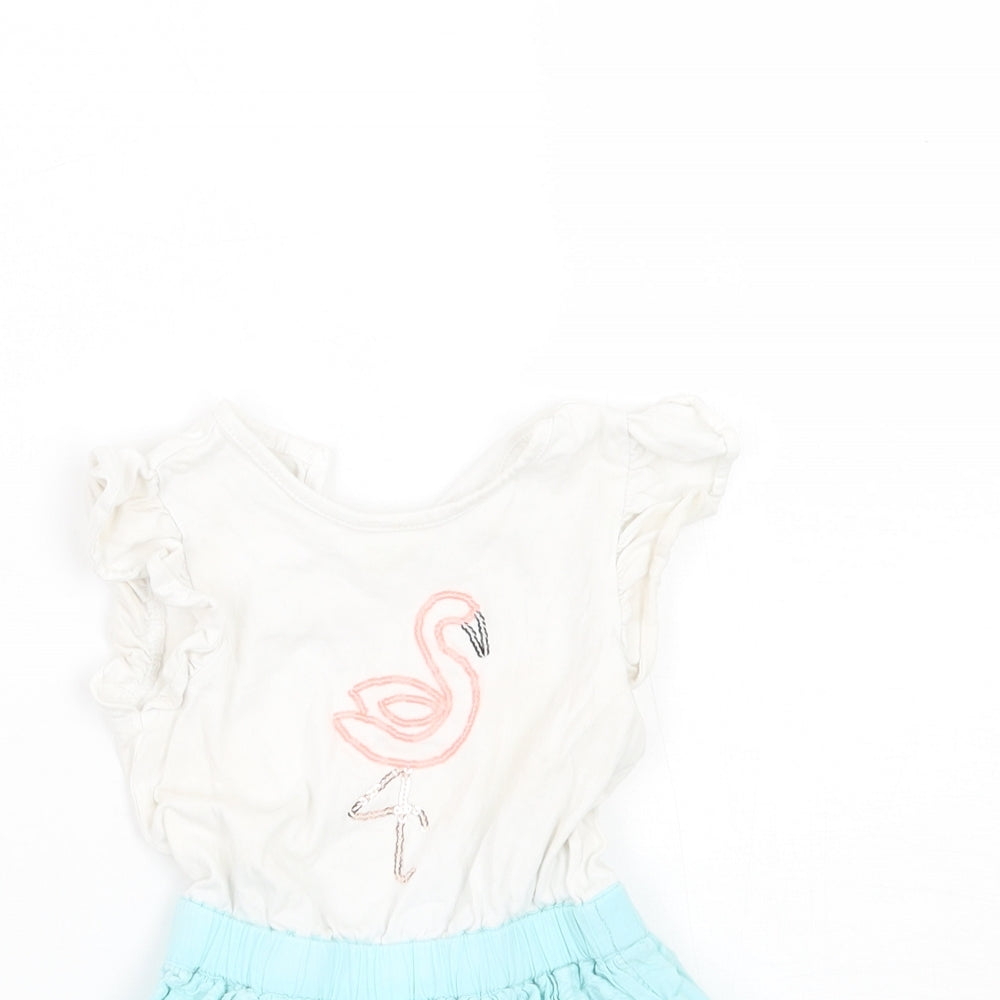Mothercare Girls Blue   A-Line  Size 6-9 Months