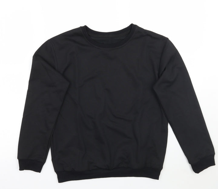 SheIn Girls Black   Pullover Jumper Size 15 Years