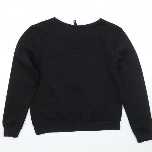 H&M Womens Black   Pullover Jumper Size M