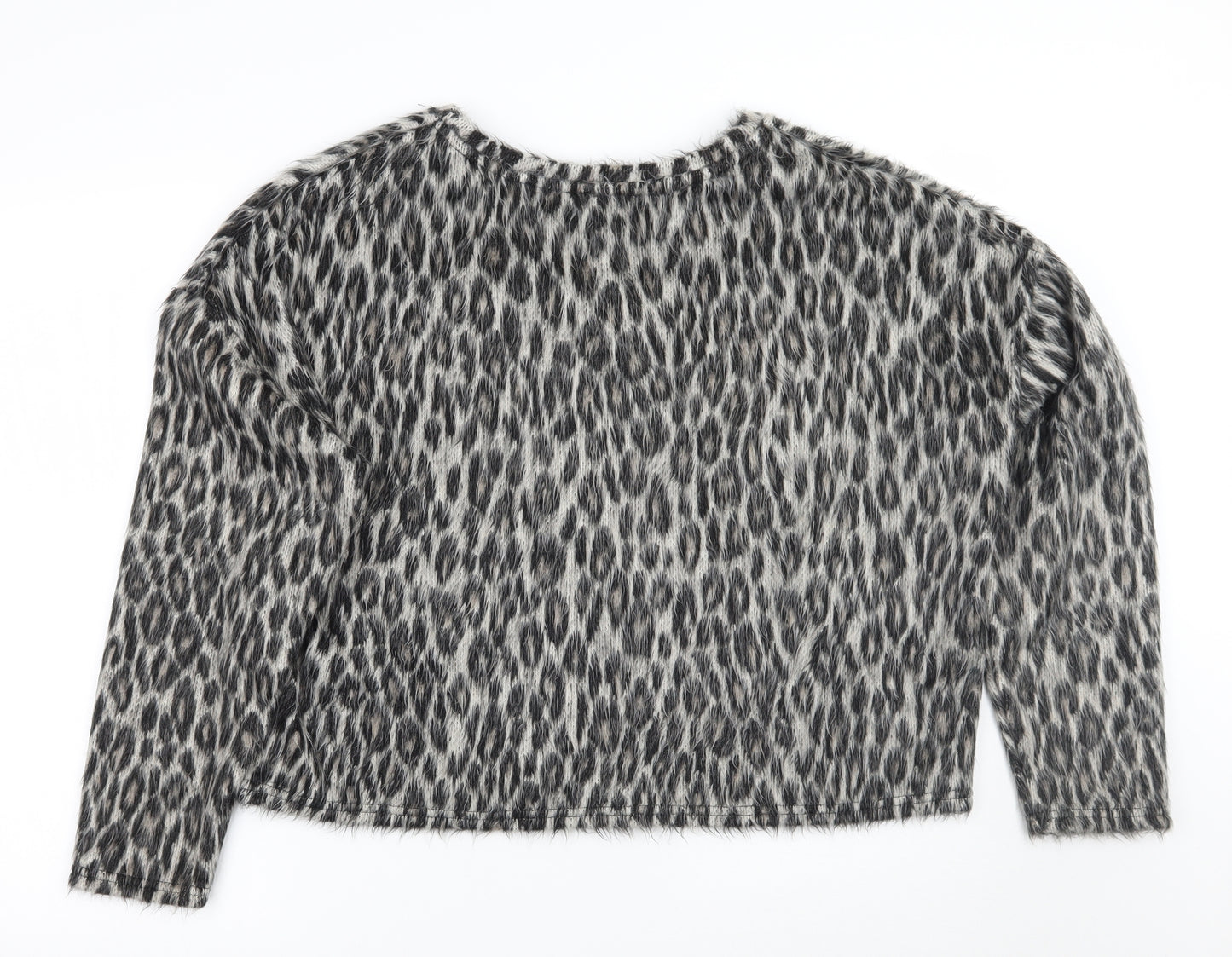 Newlook Womens Beige Animal Print  Pullover Jumper Size L