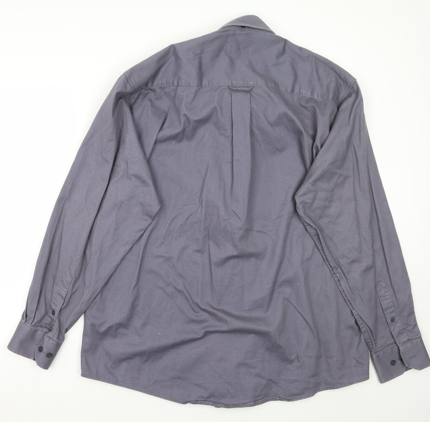 Zantos Mens Grey    Button-Up Size XL