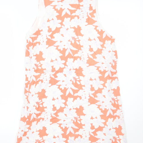 Forever21 Womens Orange Floral  A-Line  Size M
