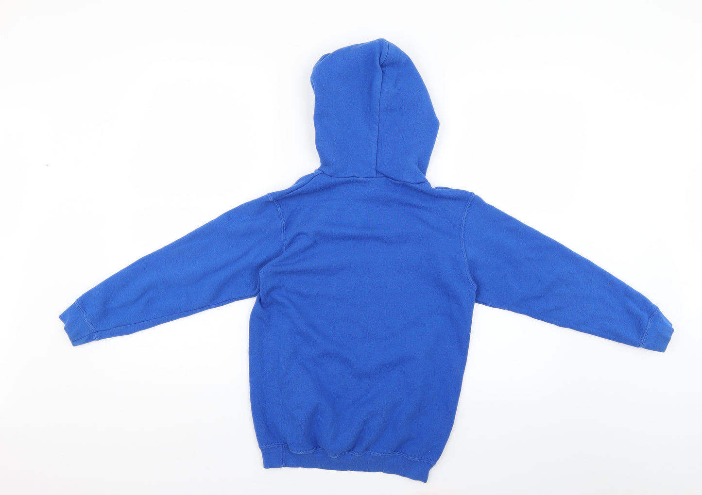 pokemon Boys Blue Geometric  Pullover Hoodie Size 9-10 Years