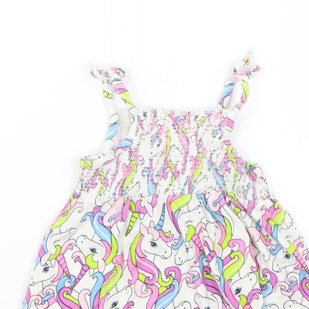 F&F Baby Multicoloured Geometric  Maxi  Size 12-18 Months  - unicorn