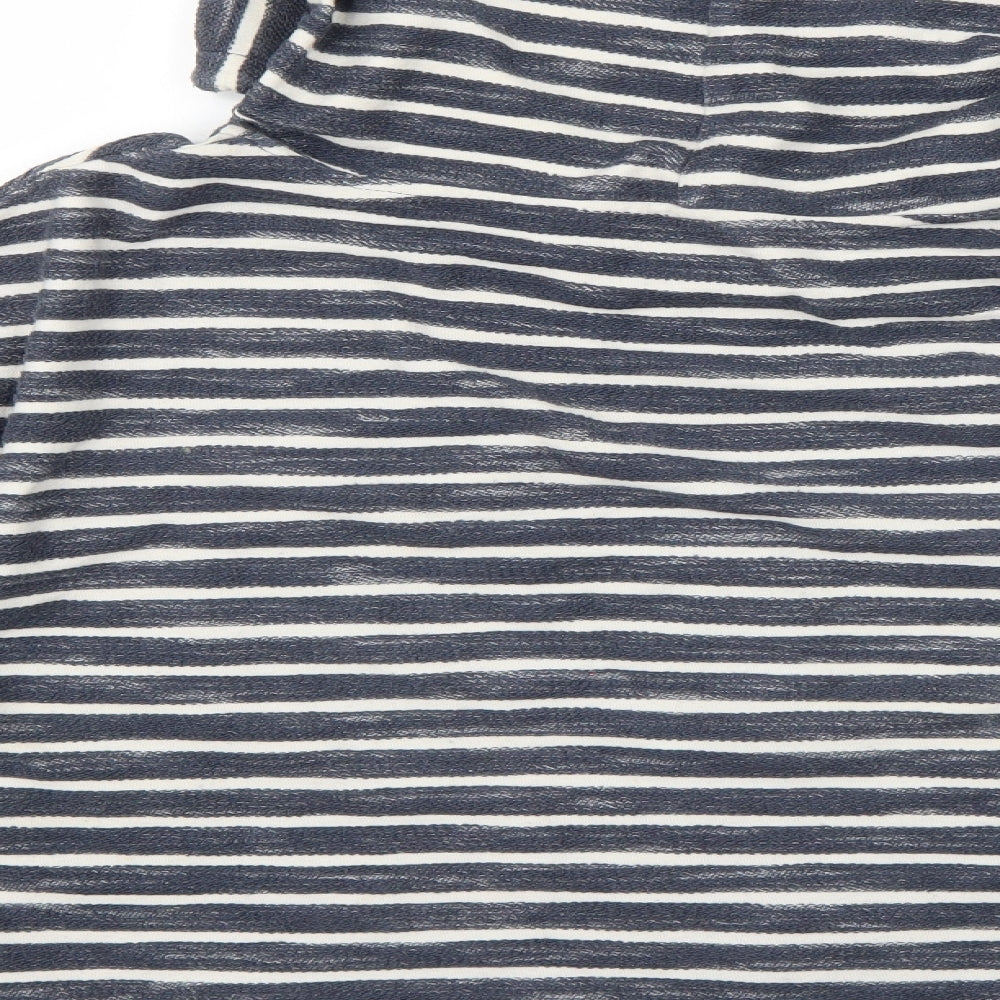 Animal Womens Blue Striped  Jacket  Size 12