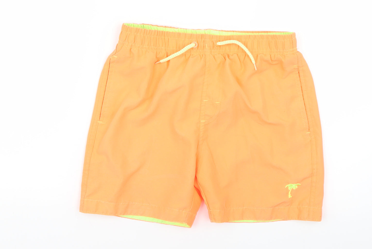 Preworn Boys Orange   Sweat Shorts Size 10-11 Years