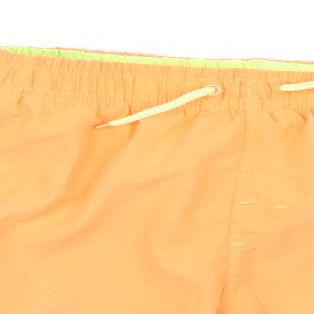 Preworn Boys Orange   Sweat Shorts Size 10-11 Years