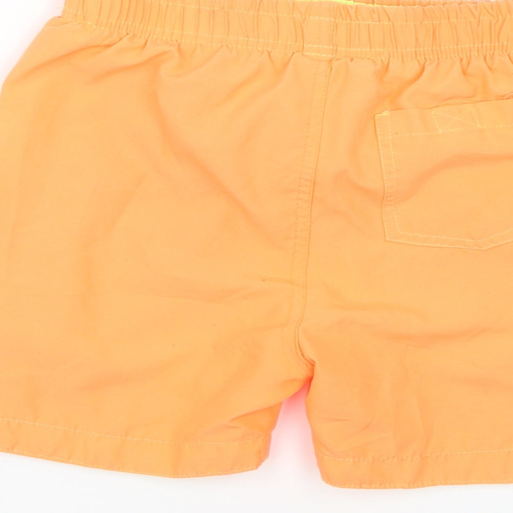 Preworn Boys Orange   Sweat Shorts Size 10-11 Years