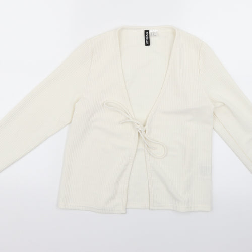 Divided Womens Beige  Knit Cardigan Jumper Size M