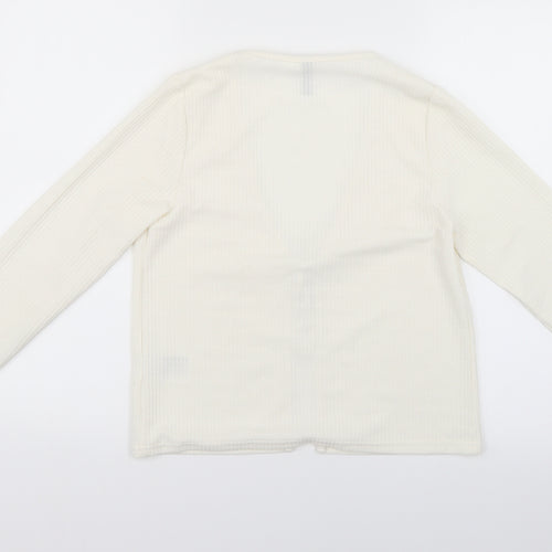 Divided Womens Beige  Knit Cardigan Jumper Size M
