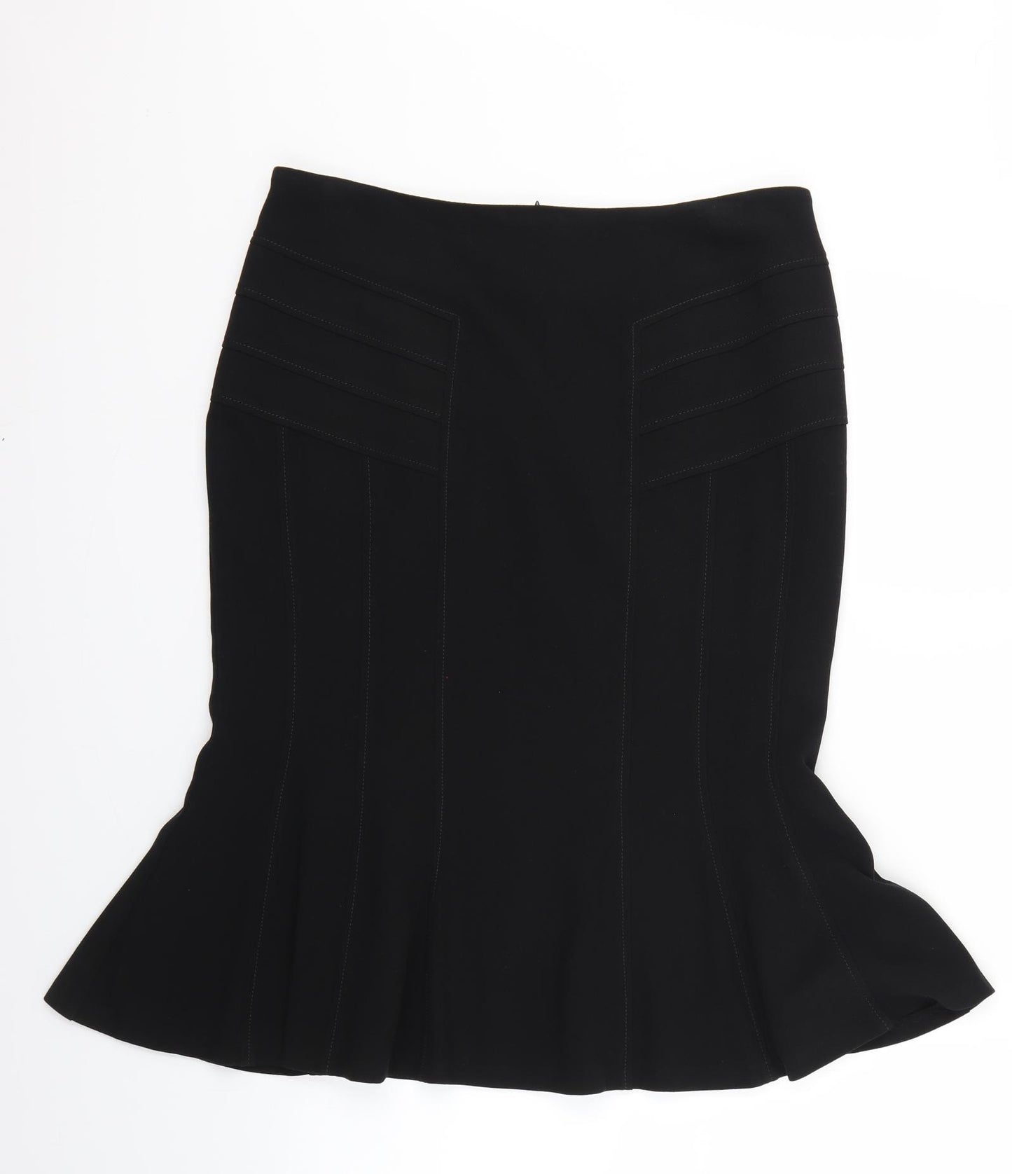 Marks and Spencer Womens Black   Flare Skirt Size 14