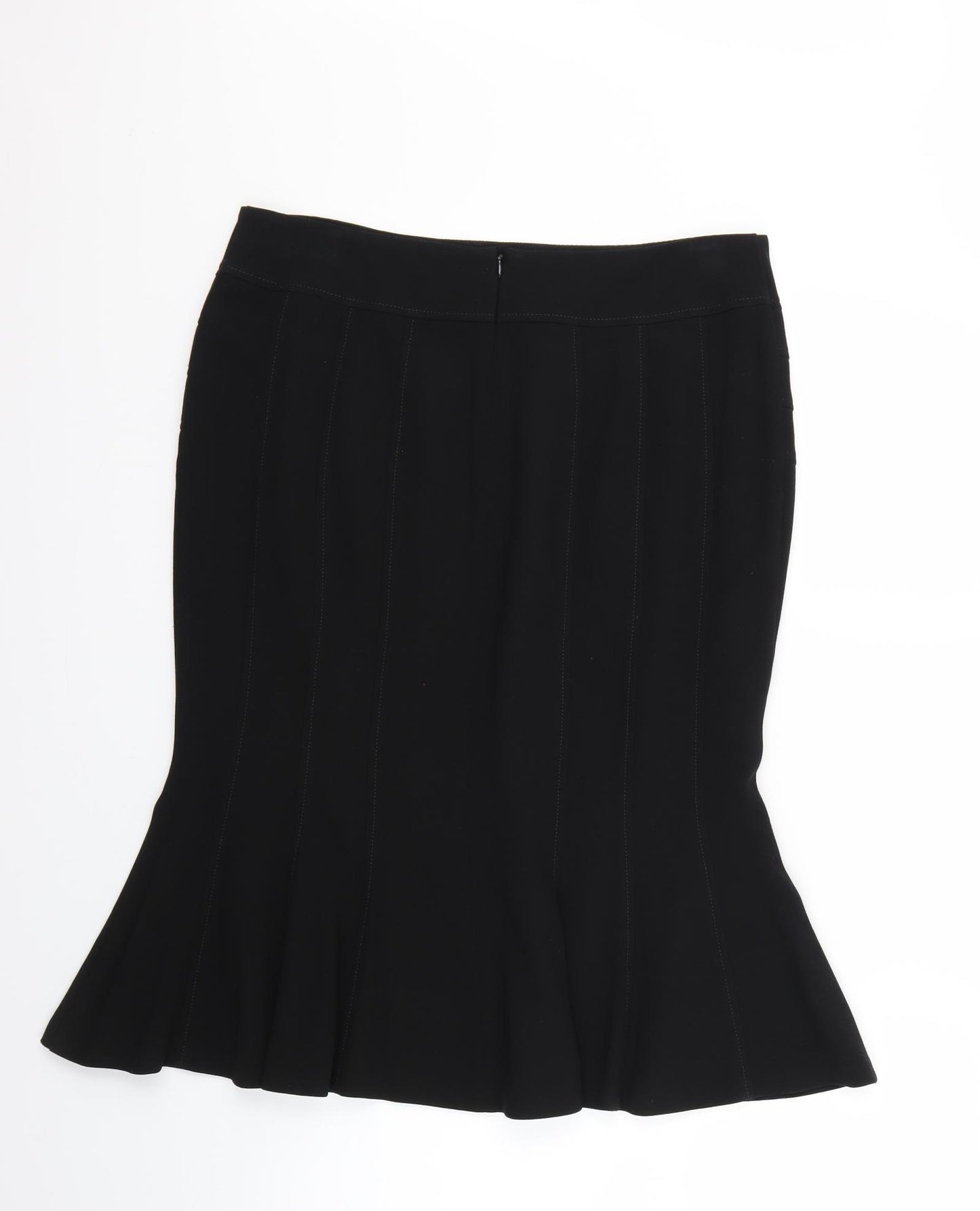 Marks and Spencer Womens Black   Flare Skirt Size 14