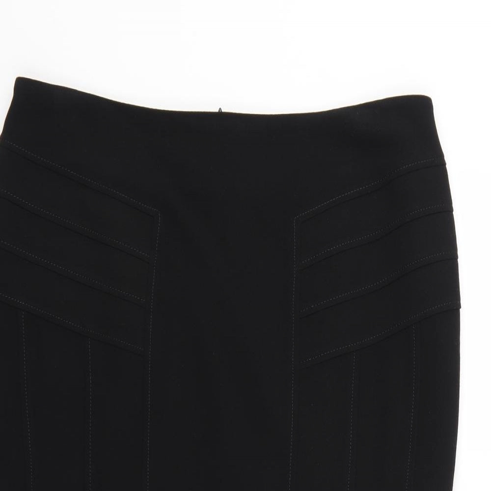 Marks and Spencer Womens Black   Flare Skirt Size 14
