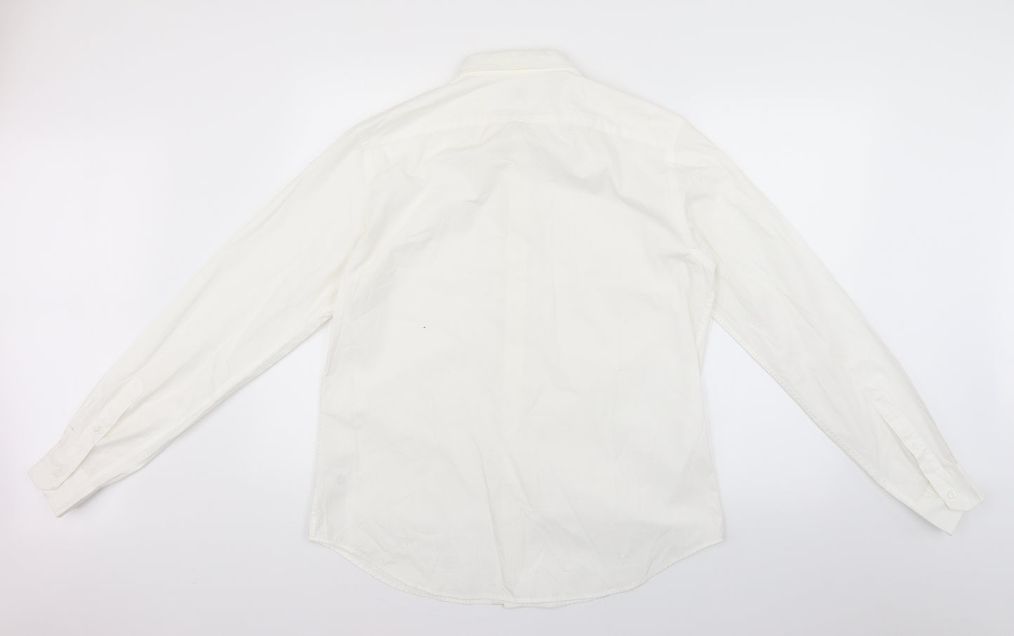 John Lewis Mens White    Dress Shirt Size L