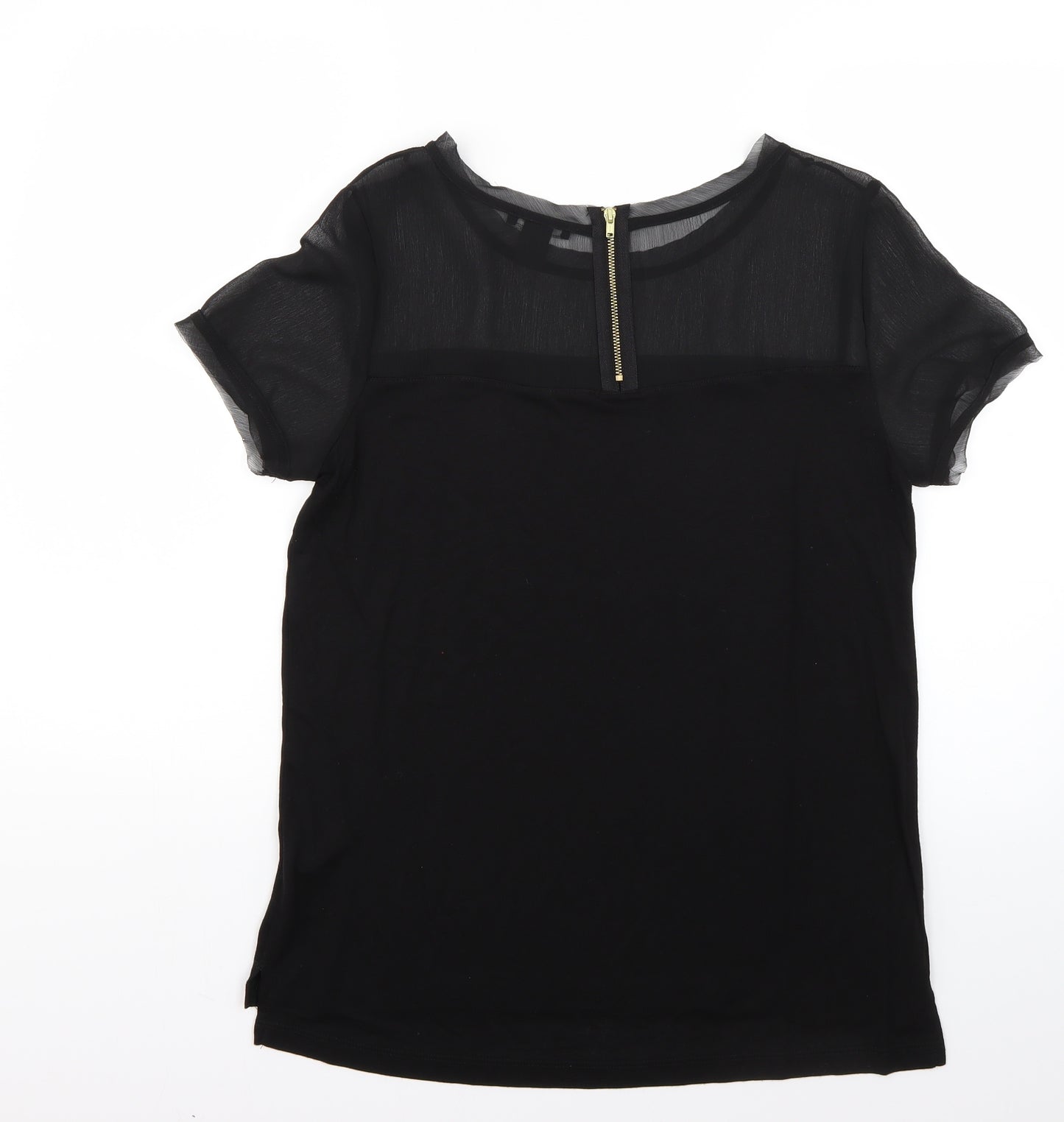 H&M Womens Black   Basic Blouse Size M