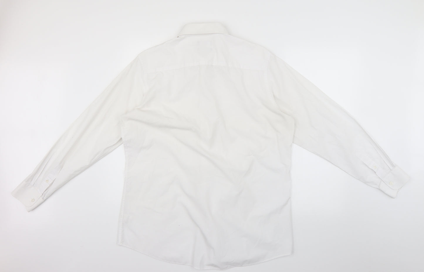 John Lewis Mens White    Dress Shirt Size 43