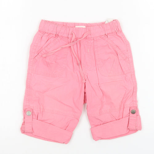 L.O.G.G Girls Pink   Cargo Trousers Size 9-12 Months