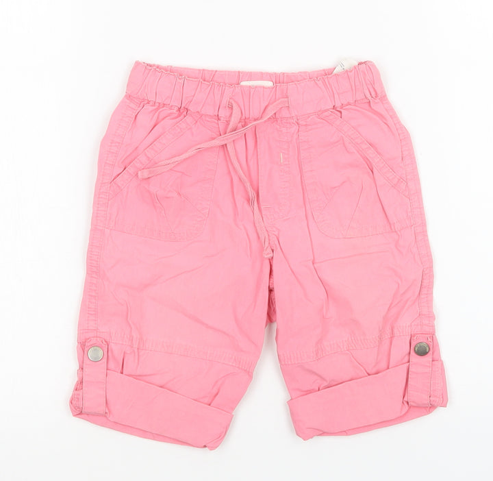 L.O.G.G Girls Pink Cargo Trousers Size 9-12 Months