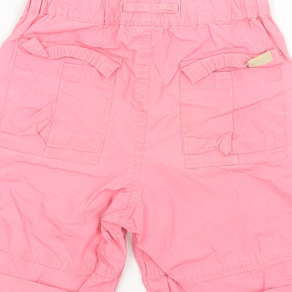 L.O.G.G Girls Pink   Cargo Trousers Size 9-12 Months